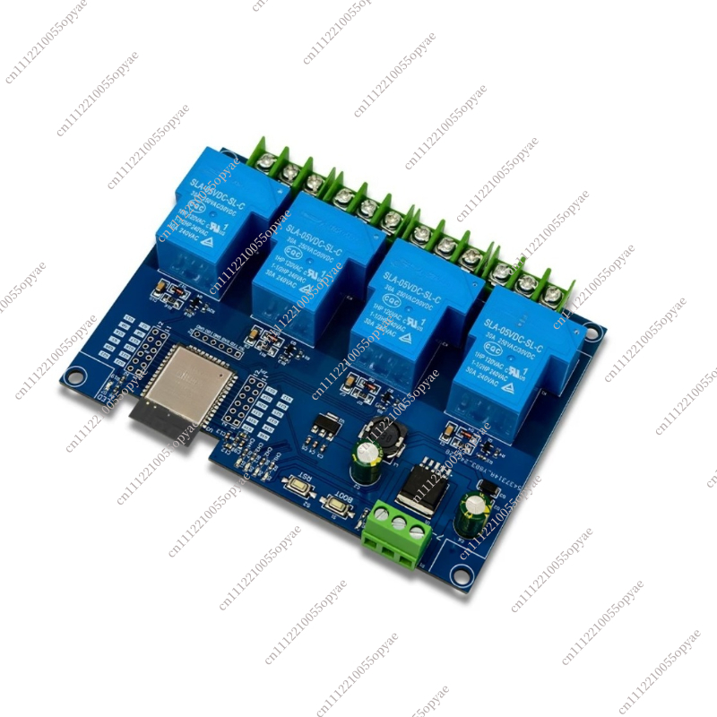 Relay Module 4 Channel - لوحة تطوير ESP32E مع وحدة ريلاي