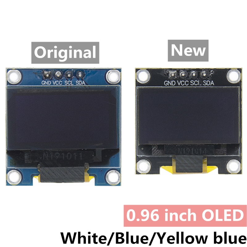 Ssd1306 - 0.96 بوصة IIC المسلسل 4pin أبيض/أزرق/أصفر