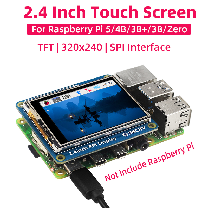 Tft Display 2.4 - SHCHV 2.4 بوصة تعمل باللمس لراسبيري