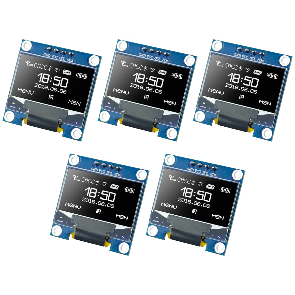 Ssd1306 - وحدة عرض OLED I2C IIC مقاس