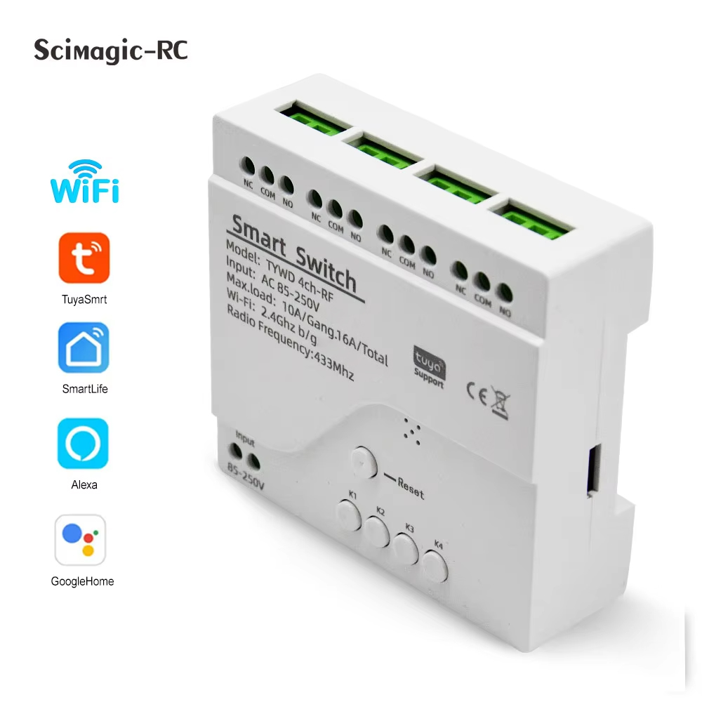 Relay Module 4 Channel - الذكية تويا التبديل 4CH وحدة التتابع
