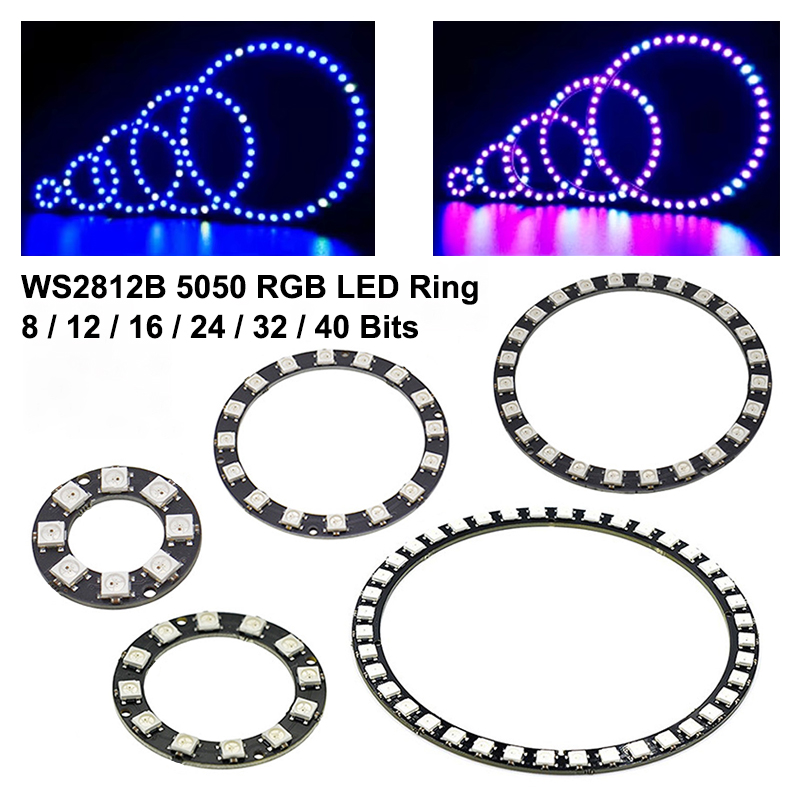 Ws2812B - حلقة إضاءة LED ذكية WS2812 بيكسل