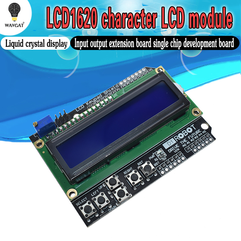 Lcd 1602 - 1 قطعة LCD لوحة المفاتيح درع