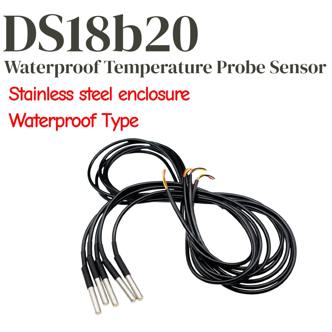 Ds18B20 - 1/5 قطع من مسبار درجة الحرارة