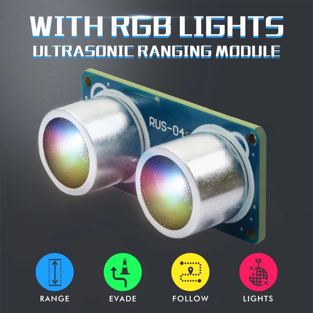 Ultrasonic Sensor Hc-Sr04 - وحدة قياس المسافة بالموجات فوق الصوتية