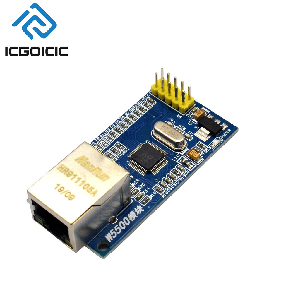 Ethernet W5500 - وحدة إيثرنت W5500 - TCP/IP بسلك