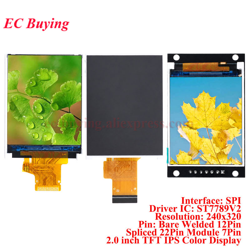 Tft Display 2.4 - شاشة عرض LCD ملونة IPS TFT