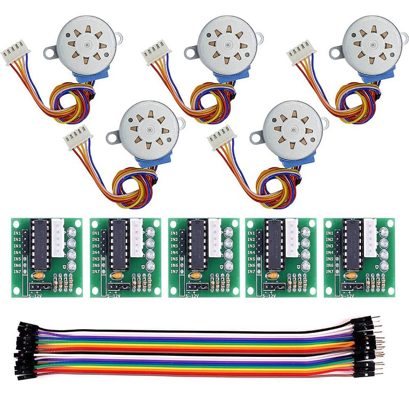 5 مجموعات ULN2003 28BYJ-48 5 ف - مراجعة Stepper Motor 28Byj وسعره