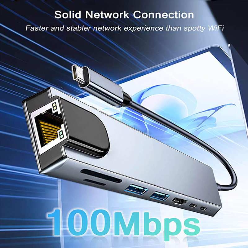 محور USB من النوع C 8 في 1 لمح - مراجعة Sd Card Module وسعره