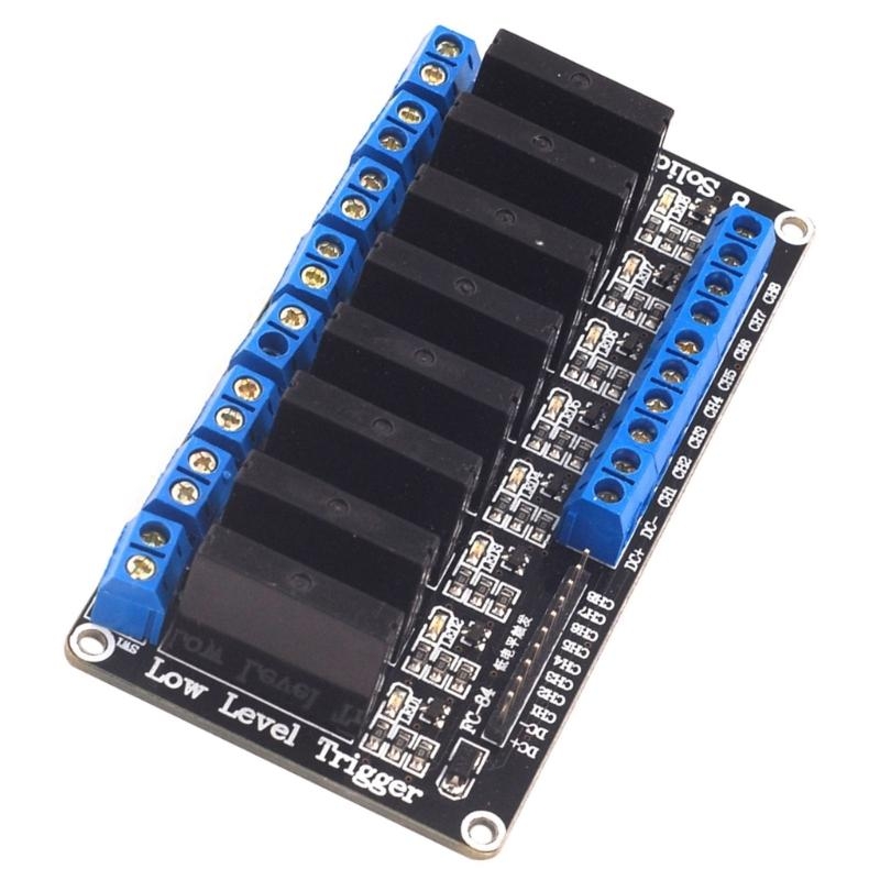 لوحة مرحلات صلبة ذات 8 قنوات P - مراجعة Relay Module 1 Channel وسعره