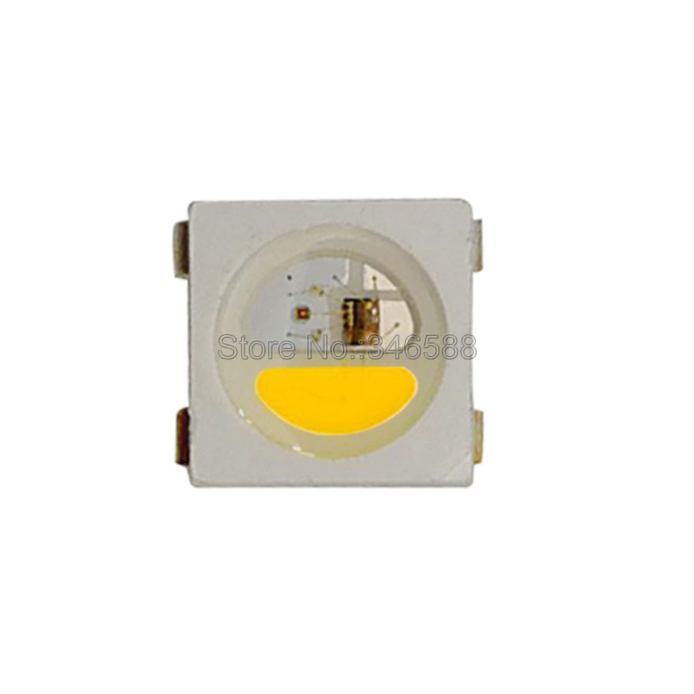 50-1000 قطعة من رقائق LED RGB  - مراجعة Ws2812B Strip 5V وسعره