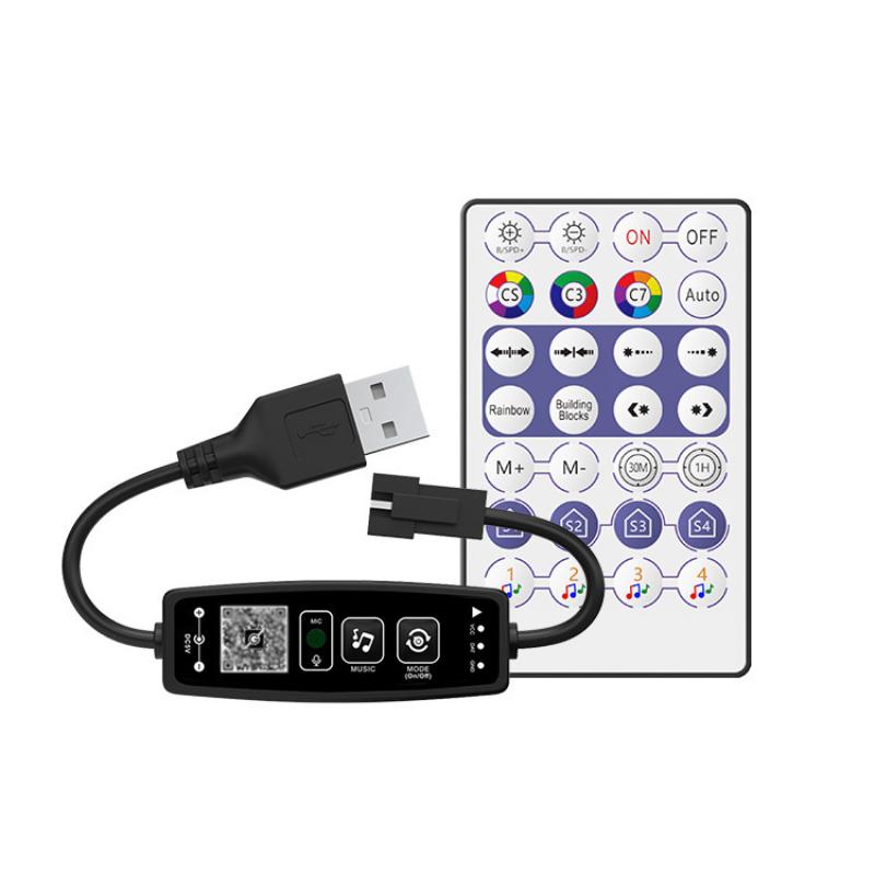 وحدة تحكم LED للموسيقى بلوتوث  - مراجعة Ws2812B Strip 5V وسعره