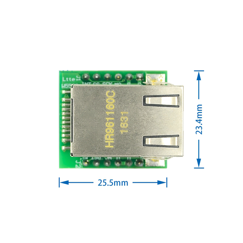 شريحة W5500 طراز USR-ES1 جديدة - مراجعة Ethernet W5500 وسعره