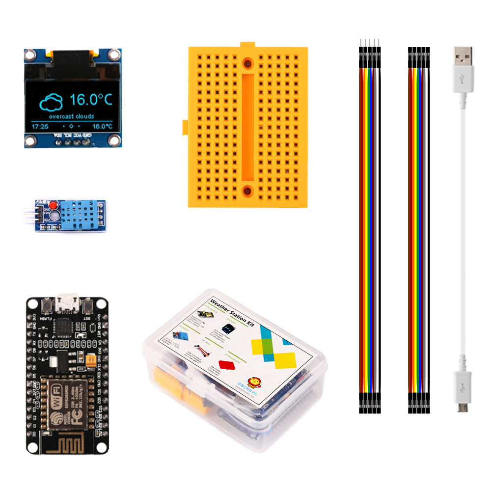 محطة الطقس ESP8266 DIY, مع درج - مراجعة Oled Display 0.96 وسعره