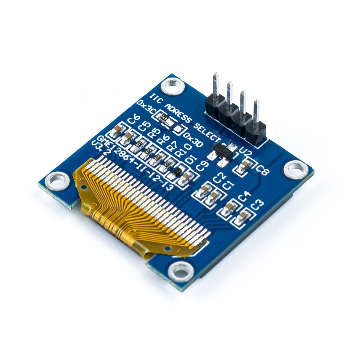 وحدة عرض OLED I2C IIC مقاس 0.9 - مراجعة Ssd1306 وسعره