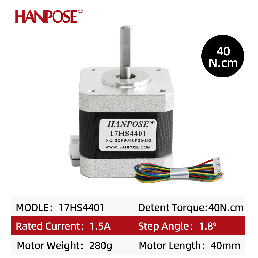 محرك خطوي HANPOSE Nema17، عزم  - مراجعة Stepper Motor 28Byj وسعره