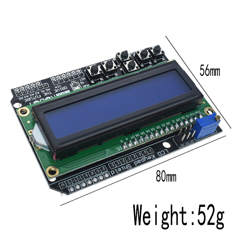 1 قطعة LCD لوحة المفاتيح درع L - مراجعة Lcd 1602 وسعره