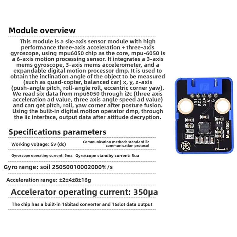【EYEL!NEW!】 وحدة استشعار MPU60 - مراجعة Mpu6050 وسعره
