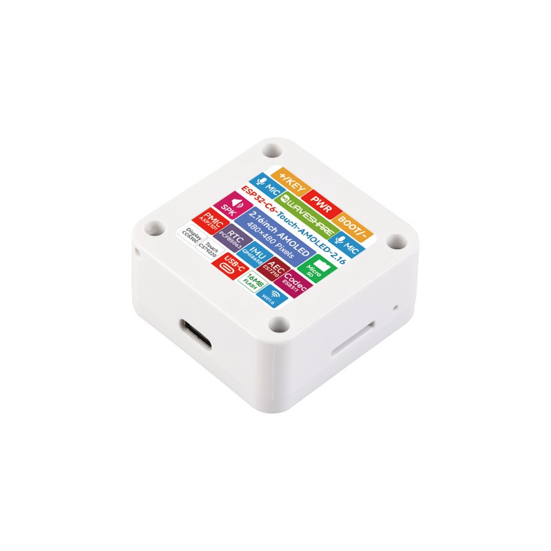 لوحة تطوير ESP32-C6 بشاشة AMOL - مراجعة Microphone Module وسعره
