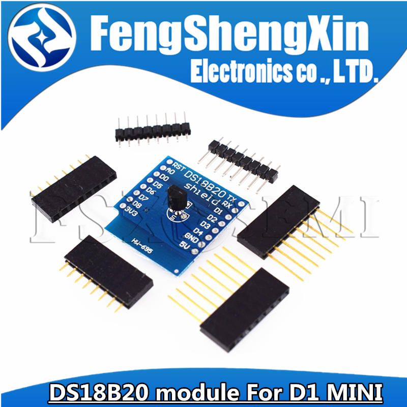 وحدة DS18B20 لجهاز D1 MINI WIF - مراجعة Ds18B20 وسعره