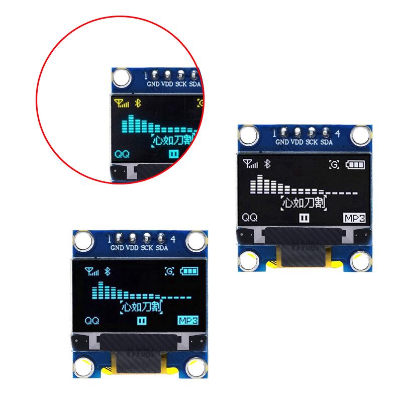 شاشة OLED مقاس 0.96 بوصة بدقة  - مراجعة Ssd1306 وسعره