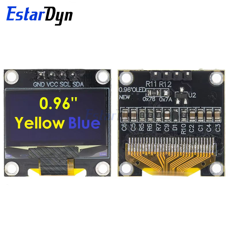 شاشة عرض OLED مقاس 0.96 بوصة ب - مراجعة Ssd1306 وسعره