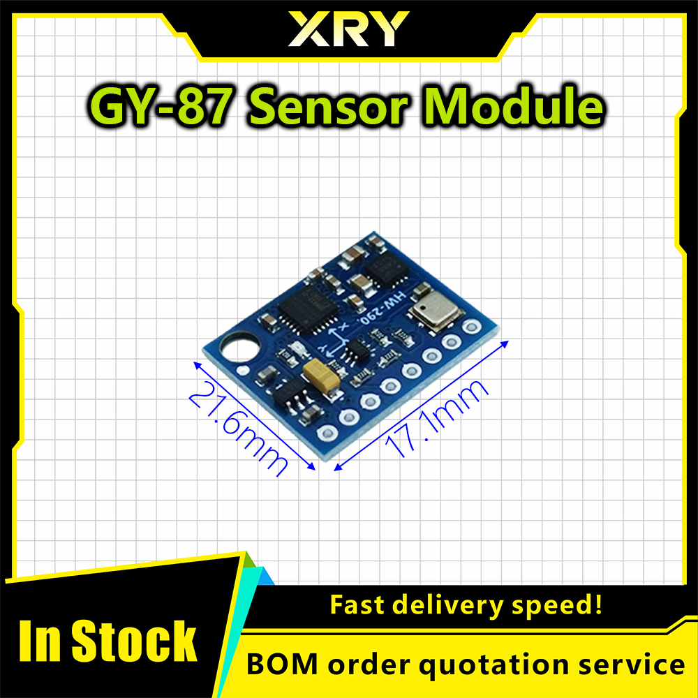 وحدة استشعار XRY GY-87 10DOF I - مراجعة Mpu6050 وسعره