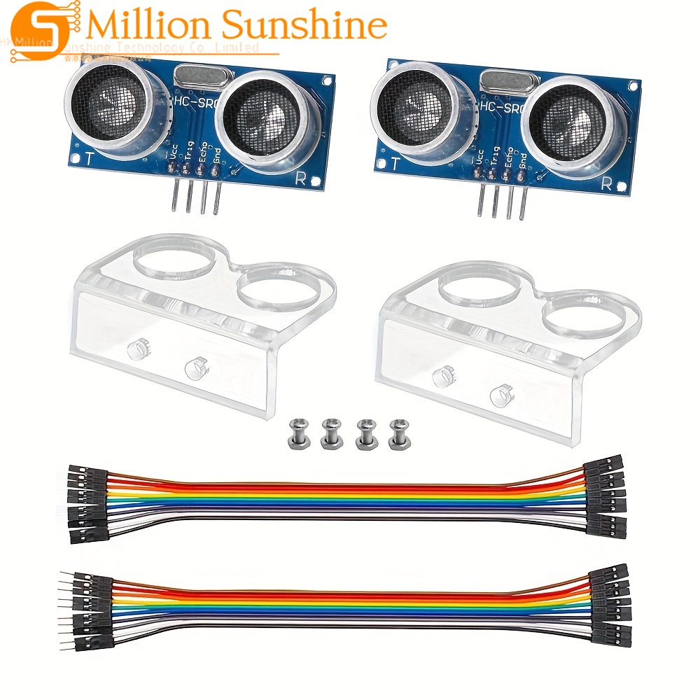 قطعتان من وحدة استشعار الموجات - مراجعة Ultrasonic Sensor Hc-Sr04 وسعره