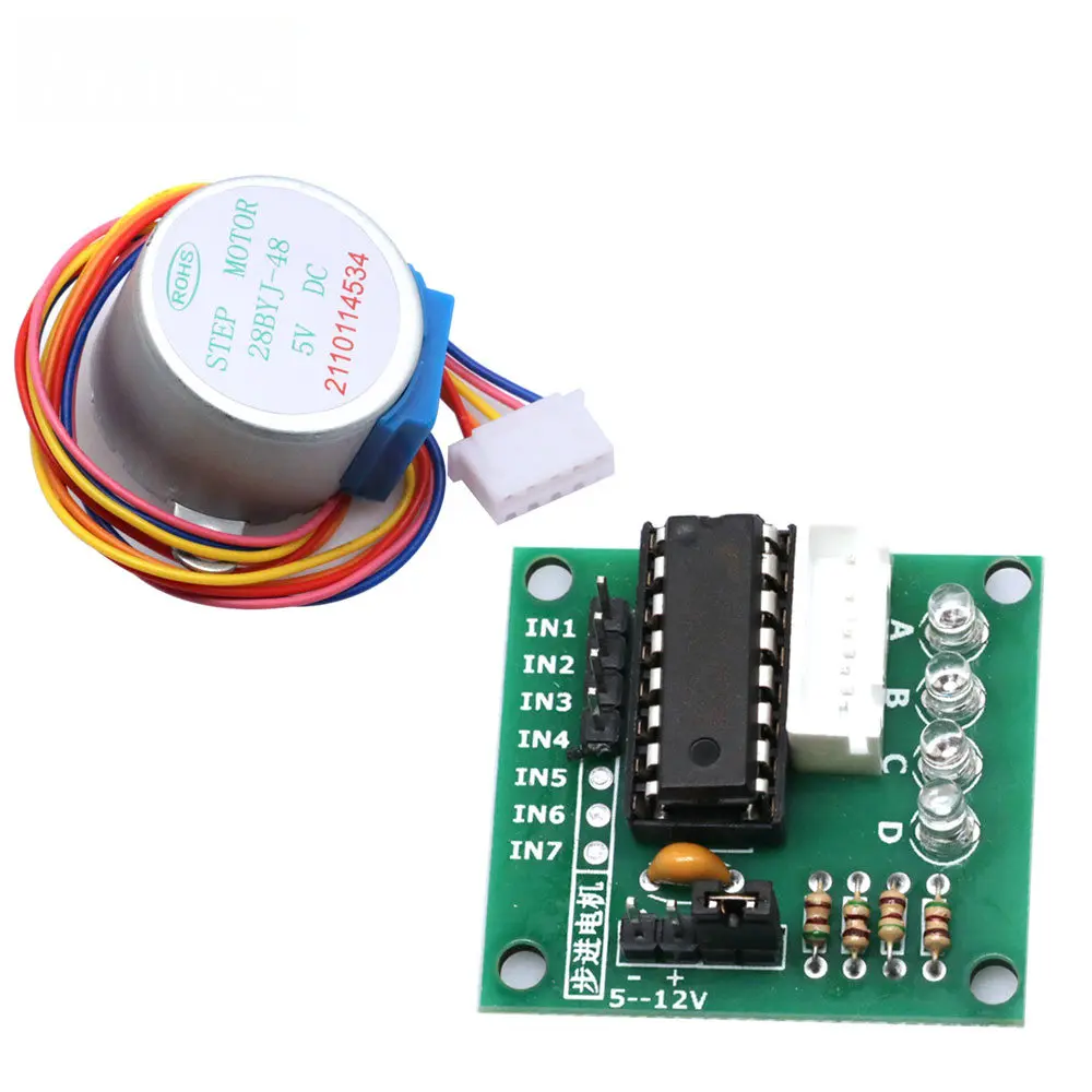 مجموعة محرك متدرج ULN2003 Driv - مراجعة Stepper Motor 28Byj وسعره