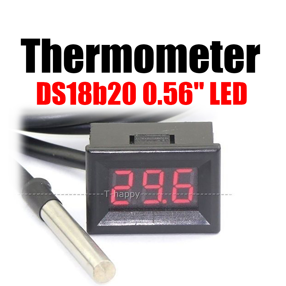 DS18B20 LED ميزان الحرارة الرق - مراجعة Ds18B20 وسعره