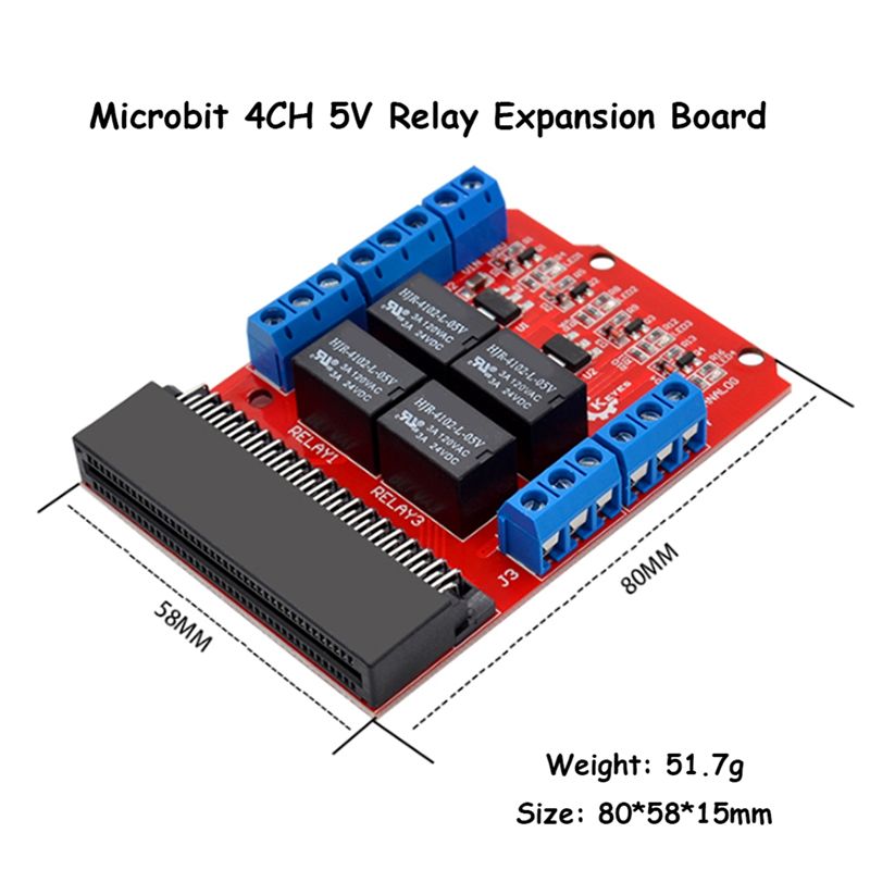 وحدة ترحيل A64I Microbit بأربع - مراجعة Relay Module 4 Channel وسعره