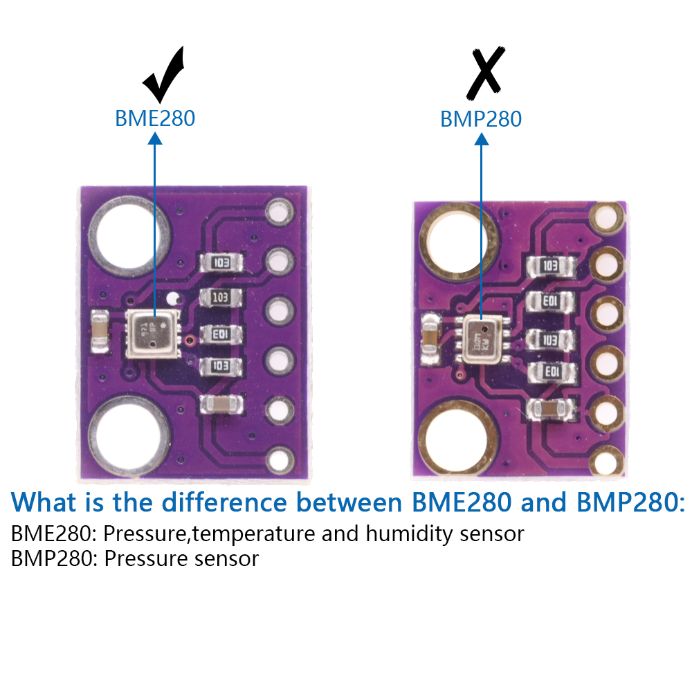 3in1 BME280 3.3 فولت BMP280 5  - مراجعة Bme280 وسعره