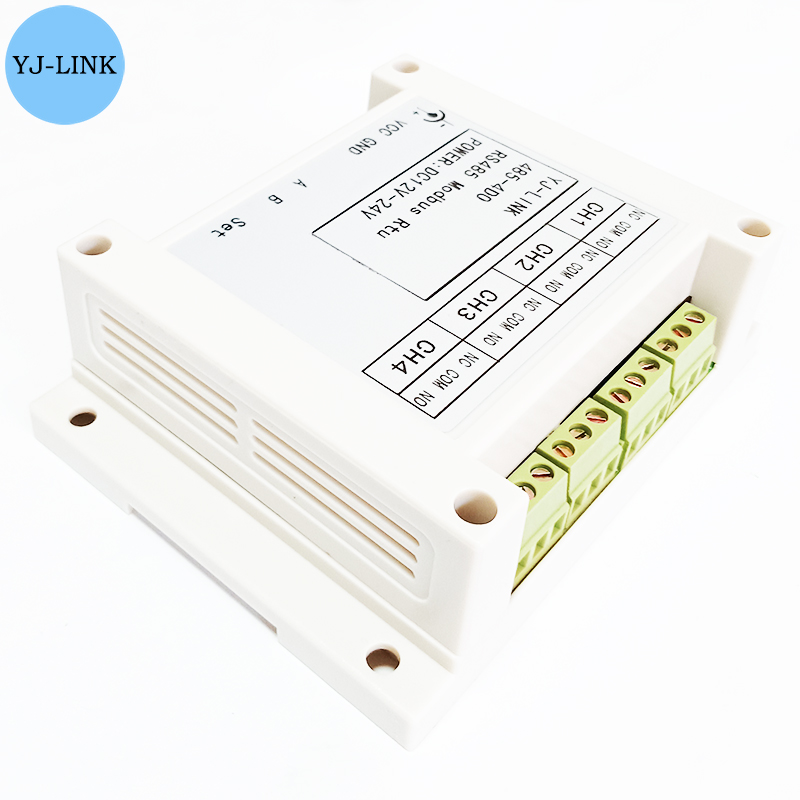 485-4DO RS485 4-قناة التتابع ا - مراجعة Relay Module 4 Channel وسعره