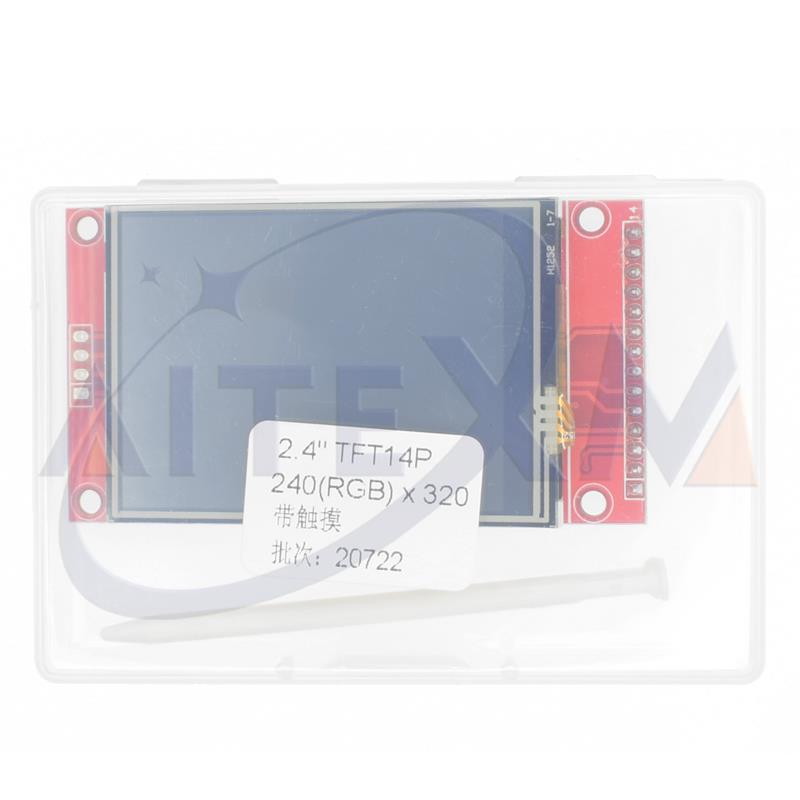SPI شاشة تسلسلية مع اللمس 1.8  - مراجعة Tft Display 2.4 وسعره