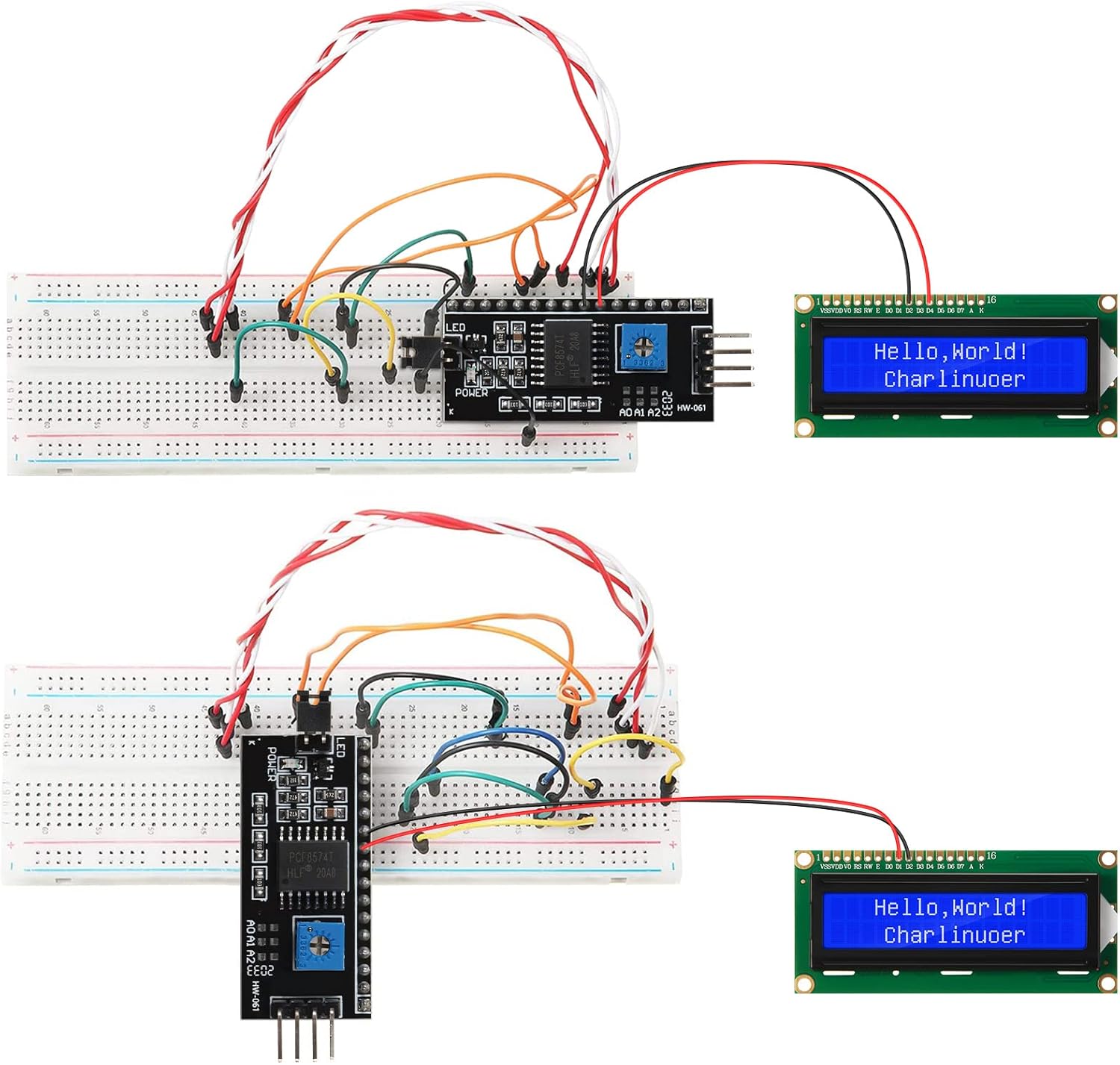 مجموعة واحدة من شاشة LCD 1602  - مراجعة Lcd 1602 وسعره