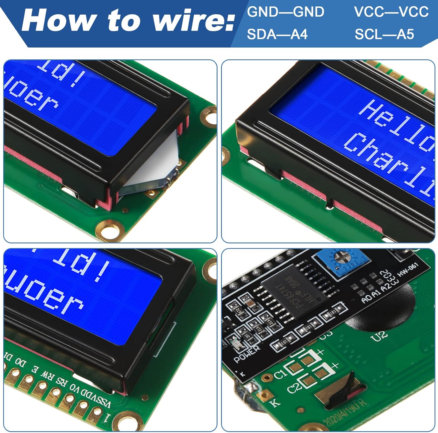 مجموعة واحدة من شاشة LCD 1602  - مراجعة Lcd 1602 وسعره