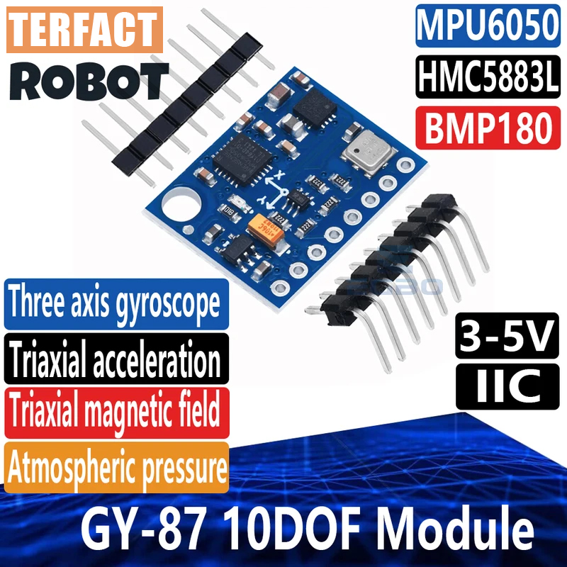 1 ~ 5 قطعة وحدة استشعار GY-87  - مراجعة Mpu6050 وسعره
