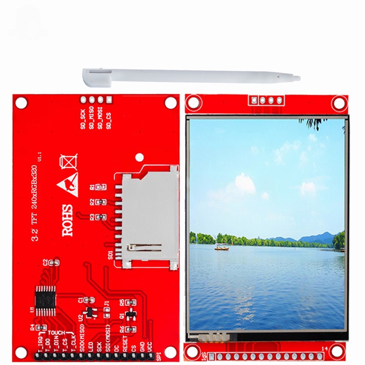 شاشة LCD TFT مقاس 3.2 بوصة بدق - مراجعة Ili9341 وسعره